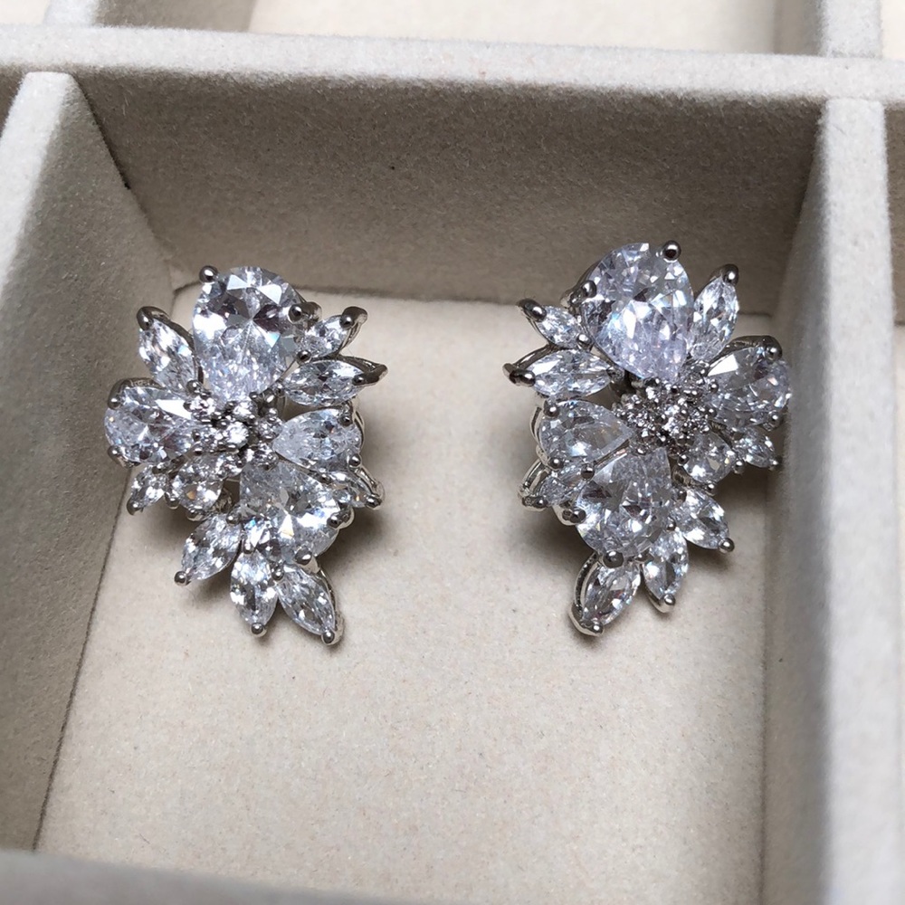 Stunning Faux Diamond Earrings